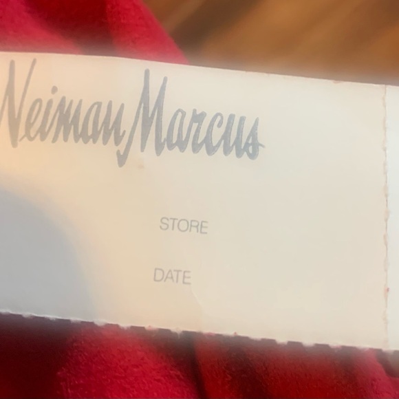 Vintage Cedars Neiman Marcus Red Suede Fringe Medium Wrap Skirt. 3040 - Picture 6 of 7